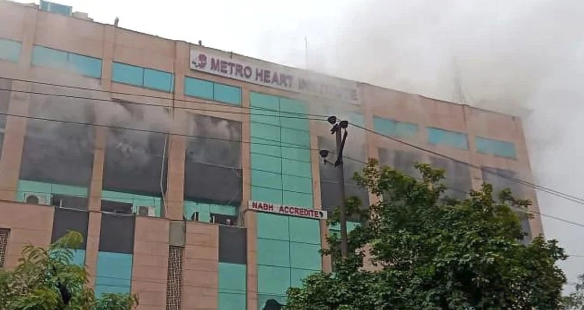Major fire at Noida’s Metro Hospital, no casualties