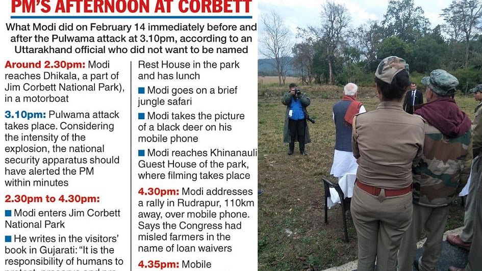 ‘Prime Time Minister’ and ‘#Photoshootsarkar trend on Twitter as details tumble out of PM’s Corbett break