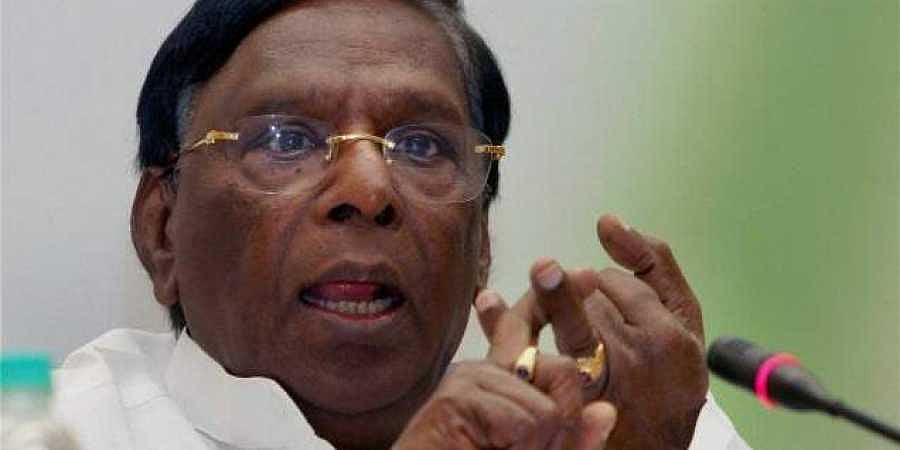 CM Narayanasamy alleges Centre slashing grants to Puducherry from 90% to 26%