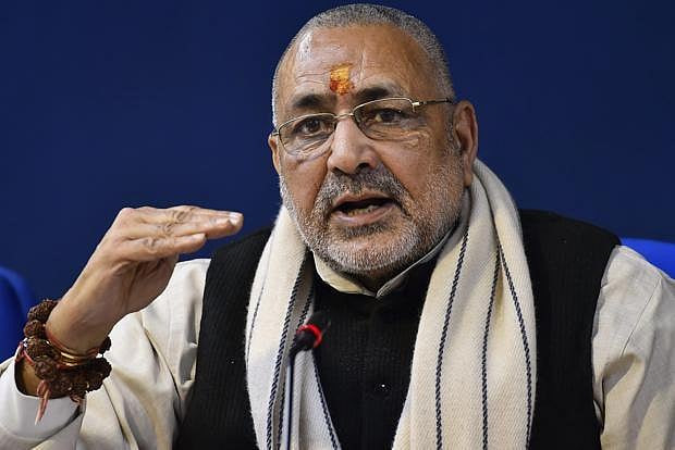Muslims should have been sent to Pakistan in 1947, says union minister Giriraj Singh