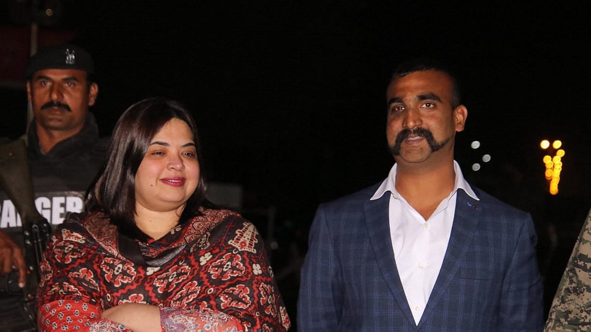 Wing Commander Abhinandan with Dr Fariha Bugati