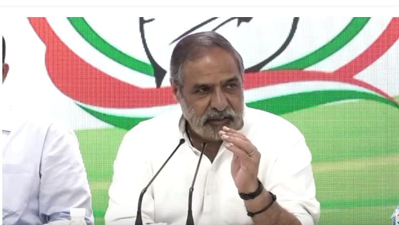 Congress leader Anand Sharma