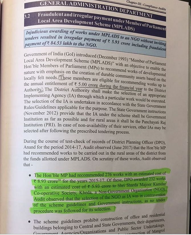 CAG detects fraud by Smriti Irani in her MPLAD fund use in Gujarat