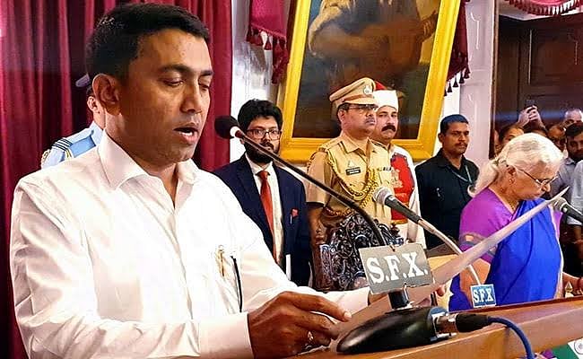 Pramod Sawant sworn in as 11th Goa CM