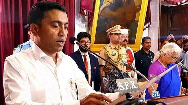 Pramod Sawant sworn in as 11th Goa CM