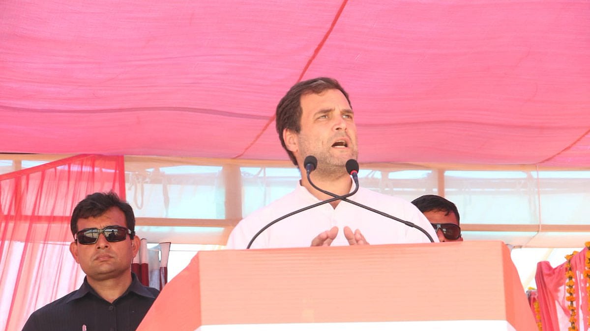 Congress President Rahul Gandhi
