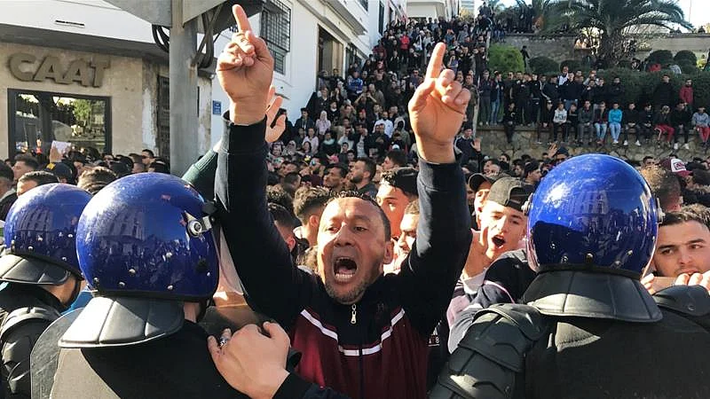 Anti-government protests sweep Algeria, 45 arrested