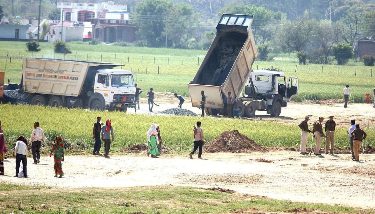 WATCH | Wheat crop of poor farmers in Jammu  destroyed for PM Modi’s poll rally