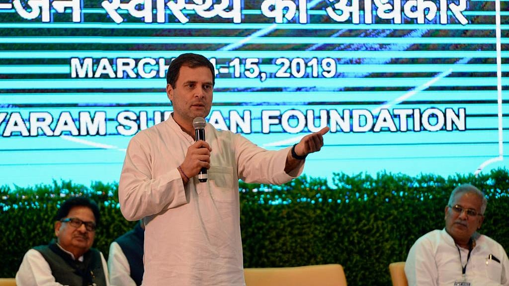  Congress may include Healthcare Act promise in manifesto: Rahul Gandhi