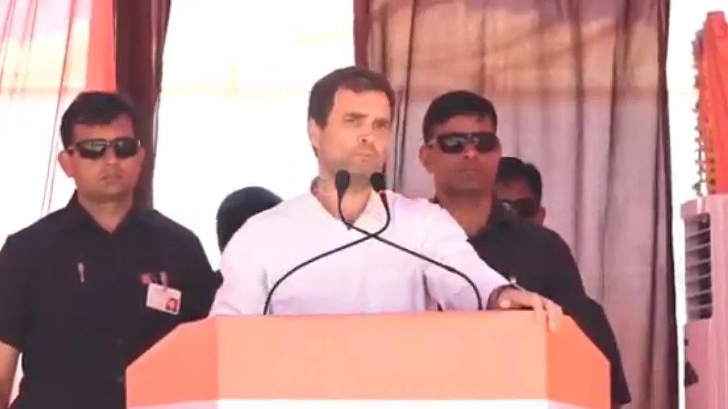 Congress President Rahul Gandhi in Rajasthan