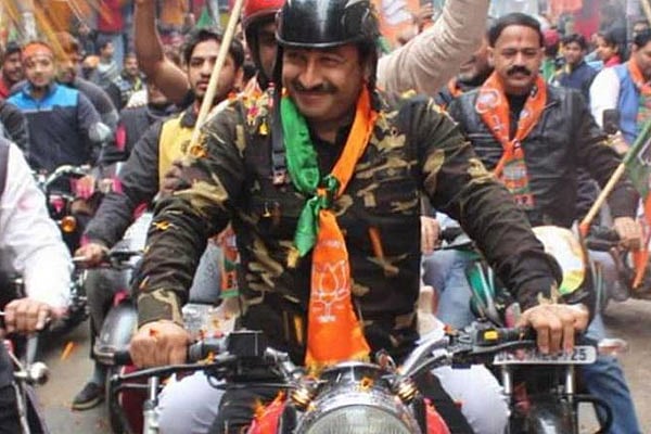 Will Manoj Tiwari face jail  for violating Sec 171 of IPC by wearing military jacket at Sankalp bike rally?