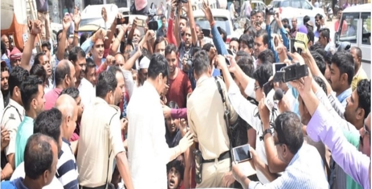 Bihar BJP chief Nityanand Rai fails to appease rebel leader; gets heckled by supporters