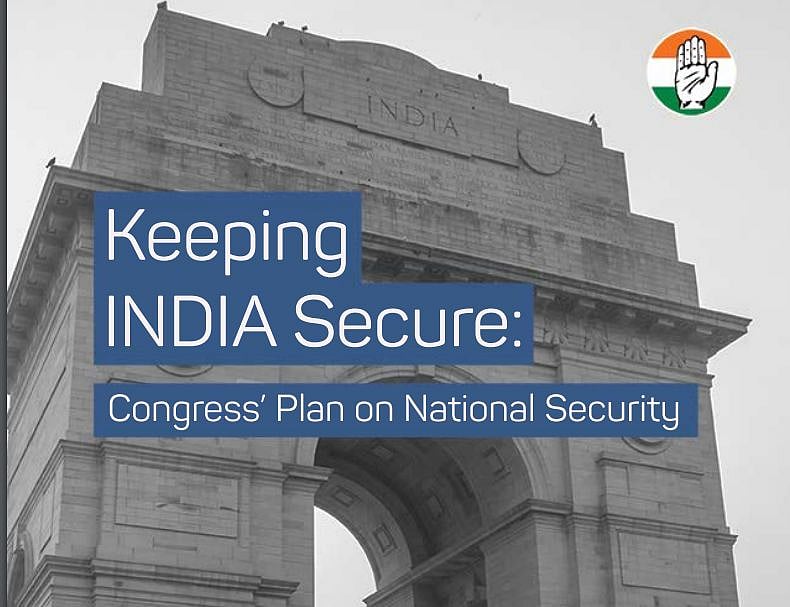 Congress releases plan on national security, emphasises on ‘Jan Suraksha’