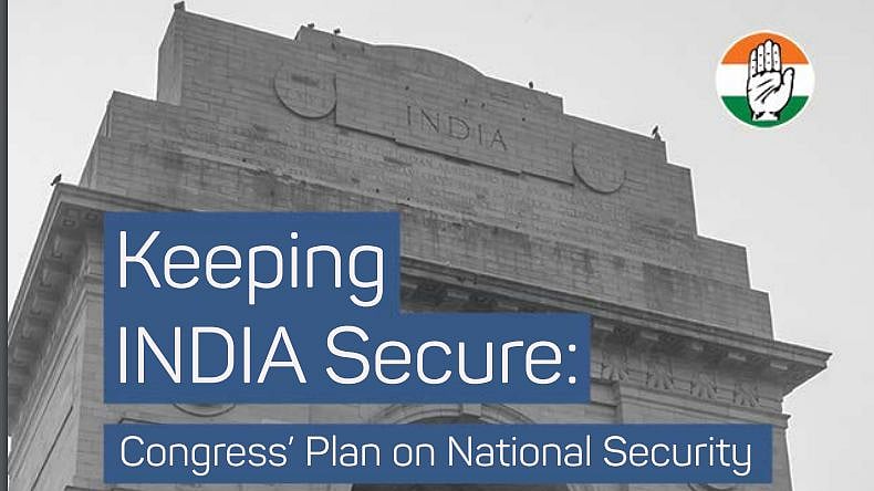Congress releases plan on national security, emphasises on ‘Jan Suraksha’