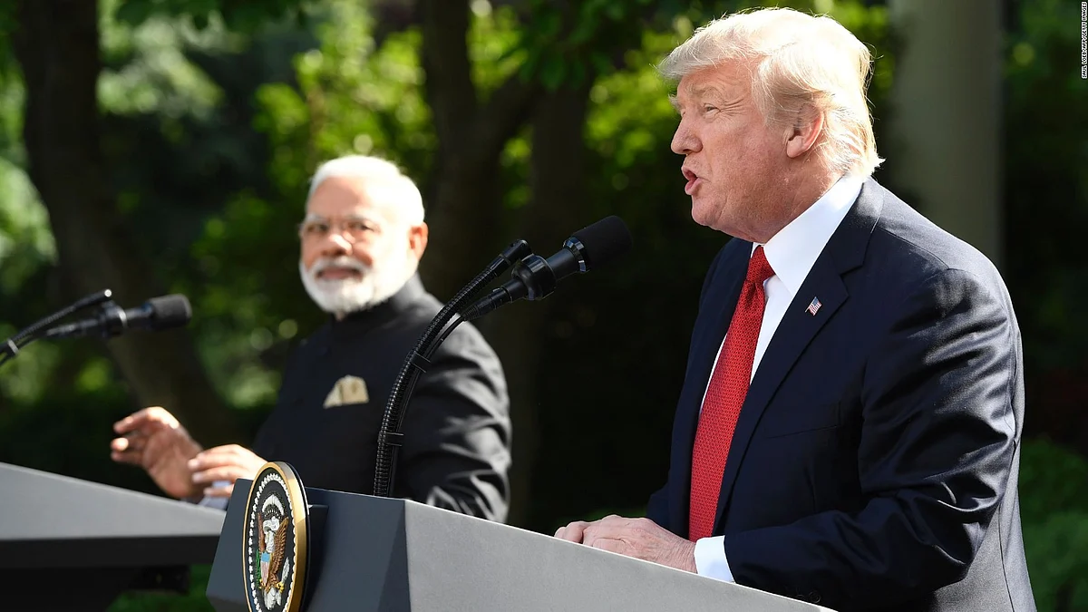 Prime Minister Narendra Modi and US President Donald Trump (social media)