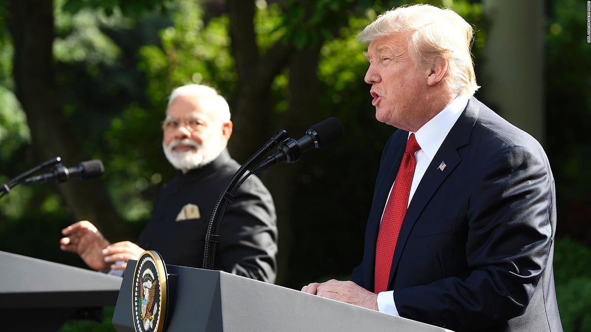Prime Minister Narendra Modi and US President Donald Trump (social media)