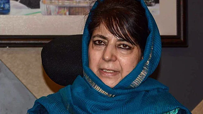 Peoples Democratic Party (PDP) chief Mehbooba Mufti (PTI)