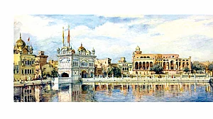 Golden Temple by William Carpenter