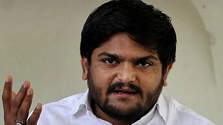  Patidar leader Hardik Patel (PTI)