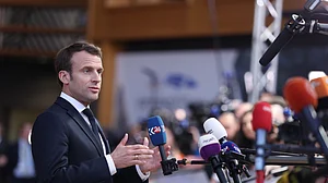 French President Macron vows to rebuild devastated Notre Dame