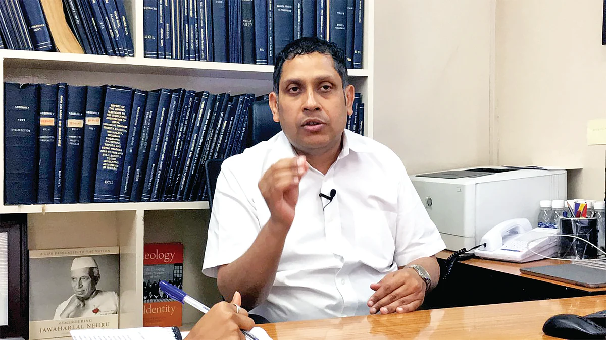Head of All India Professionals' Congress Praveen Chakravarty (photo: National Herald archives)