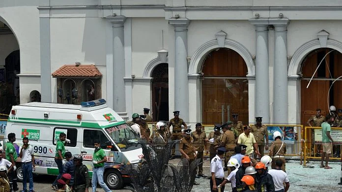 Easter’s bomb explosions in Sri Lanka (Twitter)