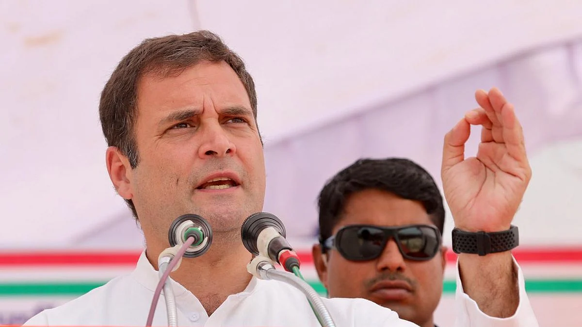 Congress president Rahul Gandhi