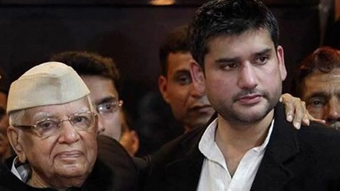 Rohit Shekhar Tiwari, and N D Tiwari (Social media)