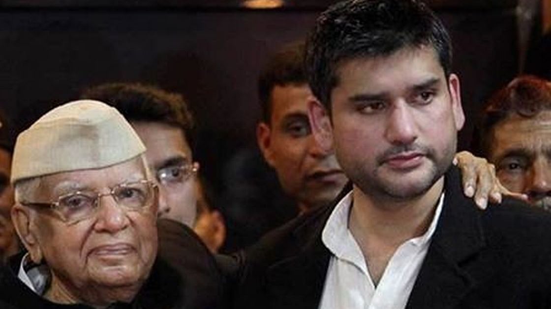 Rohit Shekhar Tiwari, and N D Tiwari (Social media)