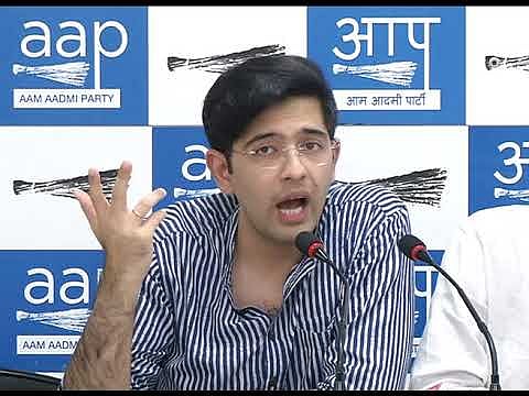 AAP’s South Delhi Lok Sabha candidate Raghav Chadha (PTI)