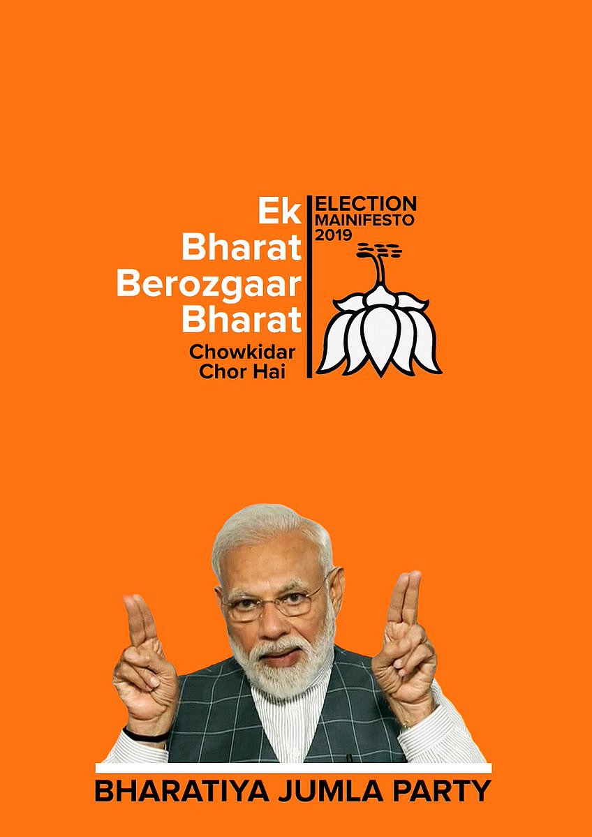 Congress releases parody manifesto of Bharatiya Jumla Party (BJP) on April Fool’s Day 