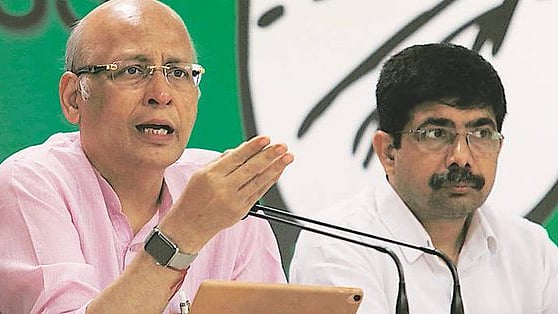 Congress leader Abhishek Manu Singhvi (Twitter) (File Photo)