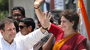 Rahul fighting battle for people's interests, 'arrogant regime' using all tricks to deter him: Priyanka Gandhi