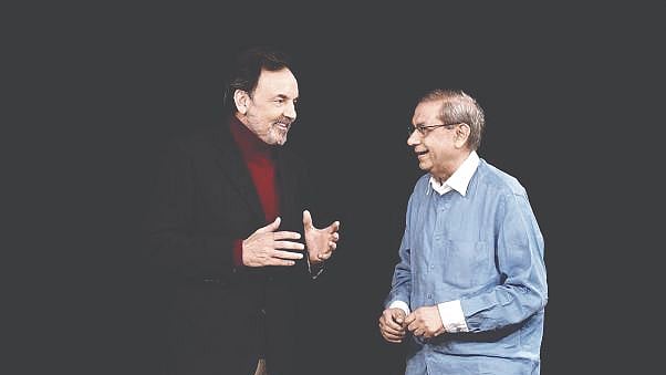 Prannoy Roy and Dorab R Sopariwala (social media)