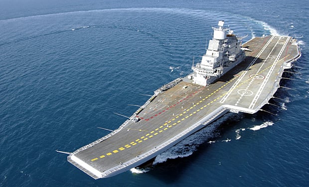 A Naval officer dies after aircraft carrier INS Vikramaditya catches fire