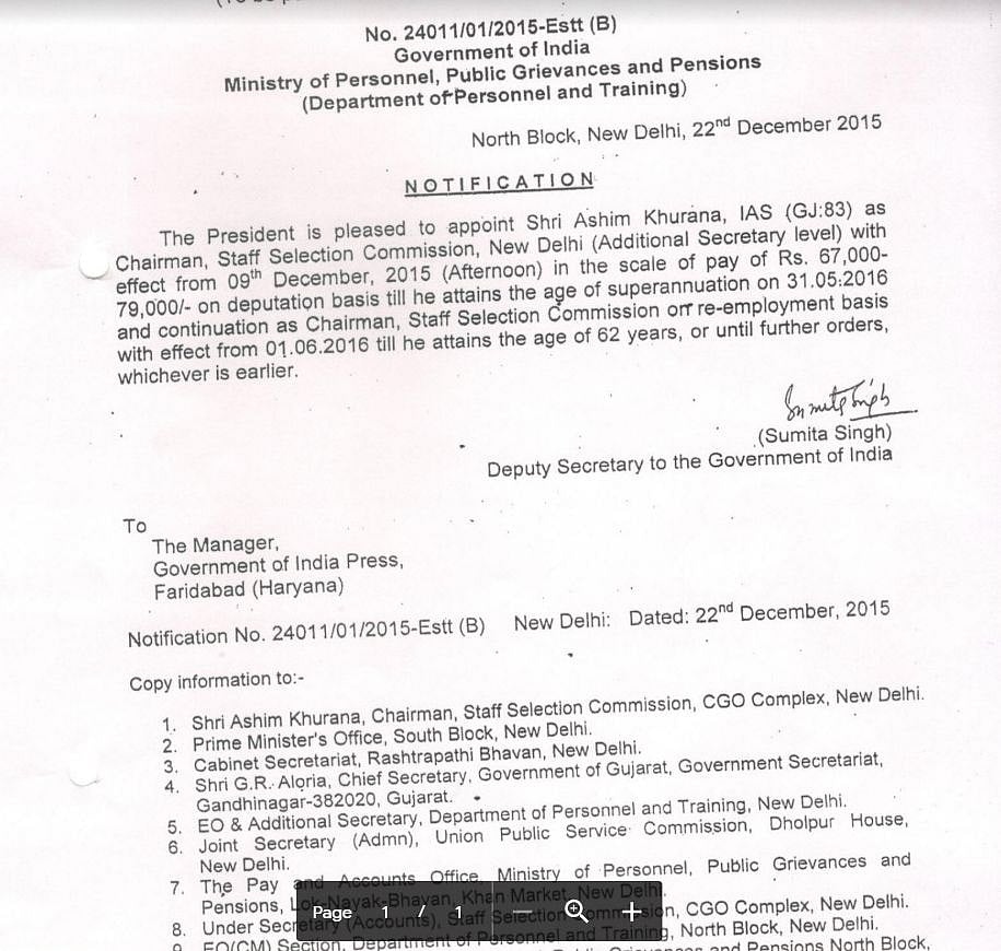 SSC exam scam: Modi govt violated rules in appointing Gujarat cadre officer as SSC Chairman, reveals RTI