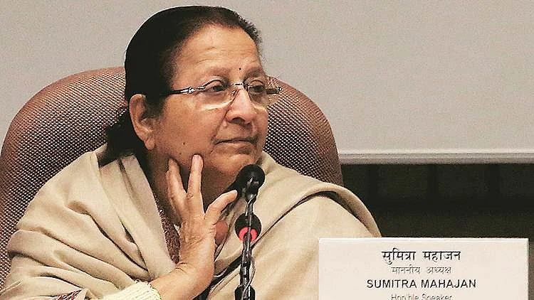 Outgoing Lok Sabha Speaker Sumitra Mahajan (Social Media)