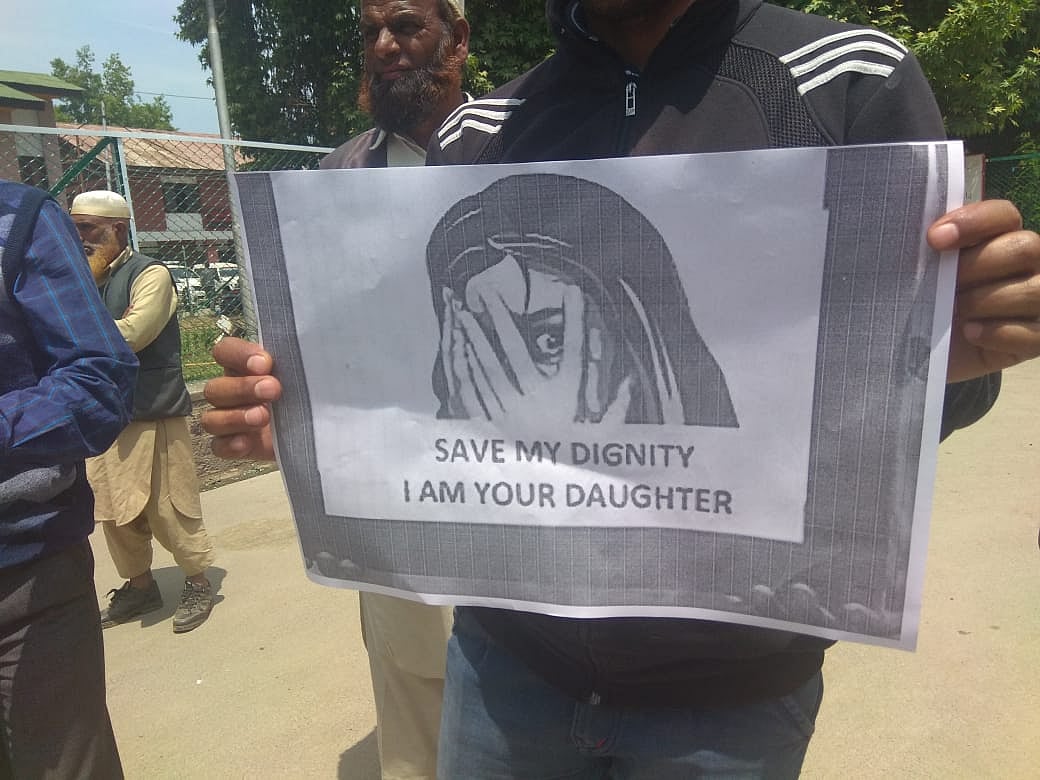 Minor’s rape: Protests across Kashmir Valley  