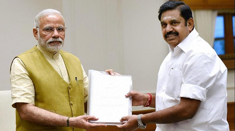 Prime Minister Narendra Modi and Edappadi K. PalaniswamiChief Minister of Tamil Nadu (PTI)