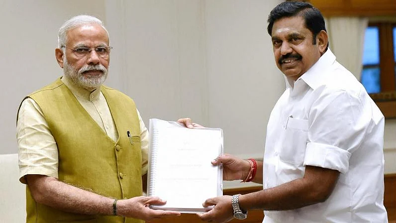 Prime Minister Narendra Modi and Edappadi K. PalaniswamiChief Minister of Tamil Nadu (PTI)