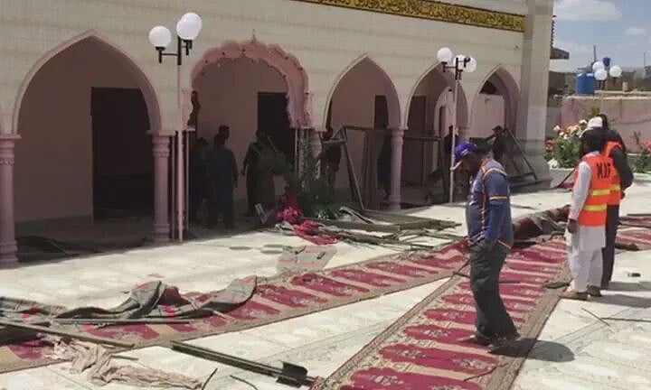 Two killed and 25 injured in blast inside a mosque in Pakistan’s Quetta
