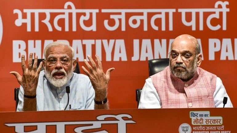 PM Narendra Modi and BJP chief Amit Shah (PTI)