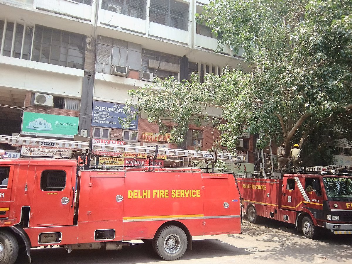  Major fire in Delhi’s Nehru Place, 30 rescued  