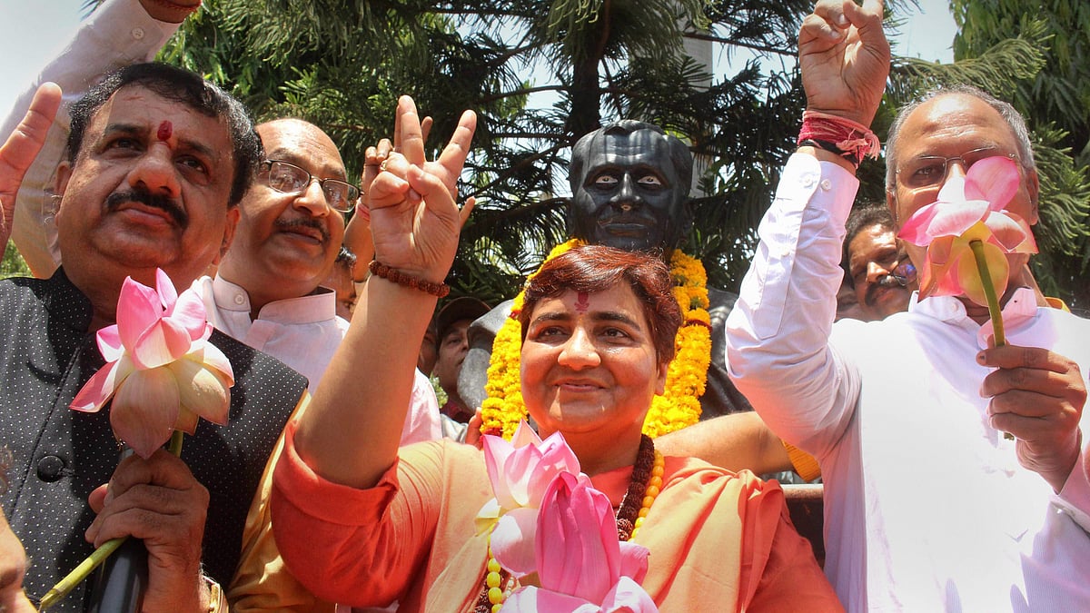 Newly-elected BJP MP from Bhopal Sadhvi Pragya Singh Thakur (PTI)