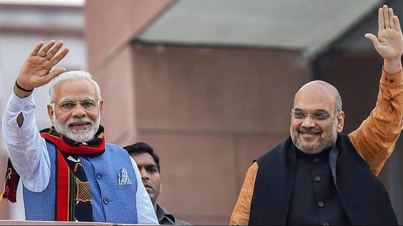 Prime Minister Narendra Modi and BJP party President Amit Shah (PTI)
