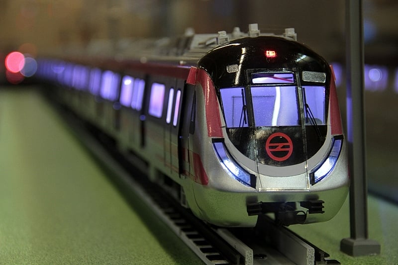 Art of commuting: Delhi metro stations double up as art galleries  