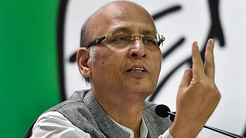Rajya Sabha MP and Congress spokesperson Abhishek Manu Singhvi (PTI)