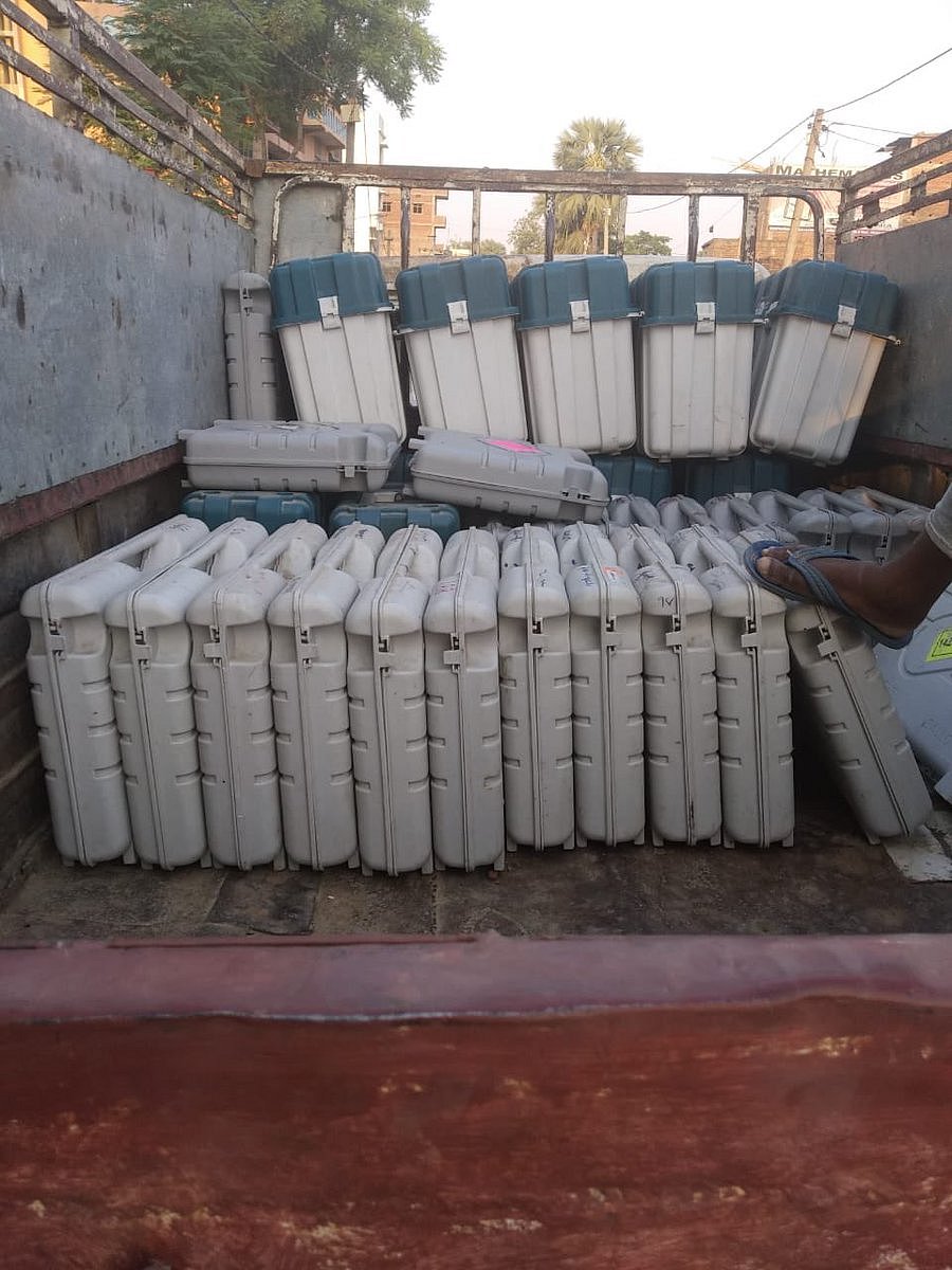 Complaints of rigging pour in: watch videos of protests & EVM’s moved into strong room premises