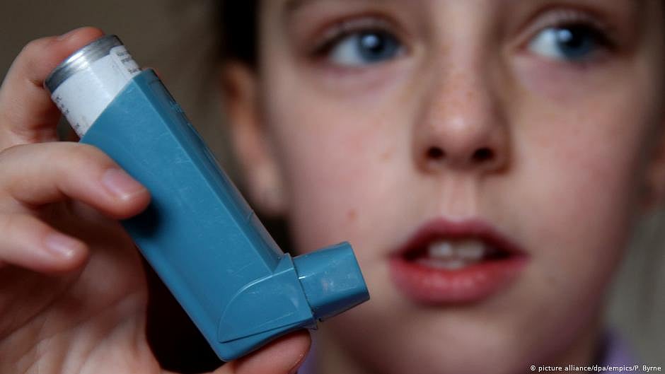 The study also found that children with a food allergy were also more likely to have reduced lung function.(photo: DW)