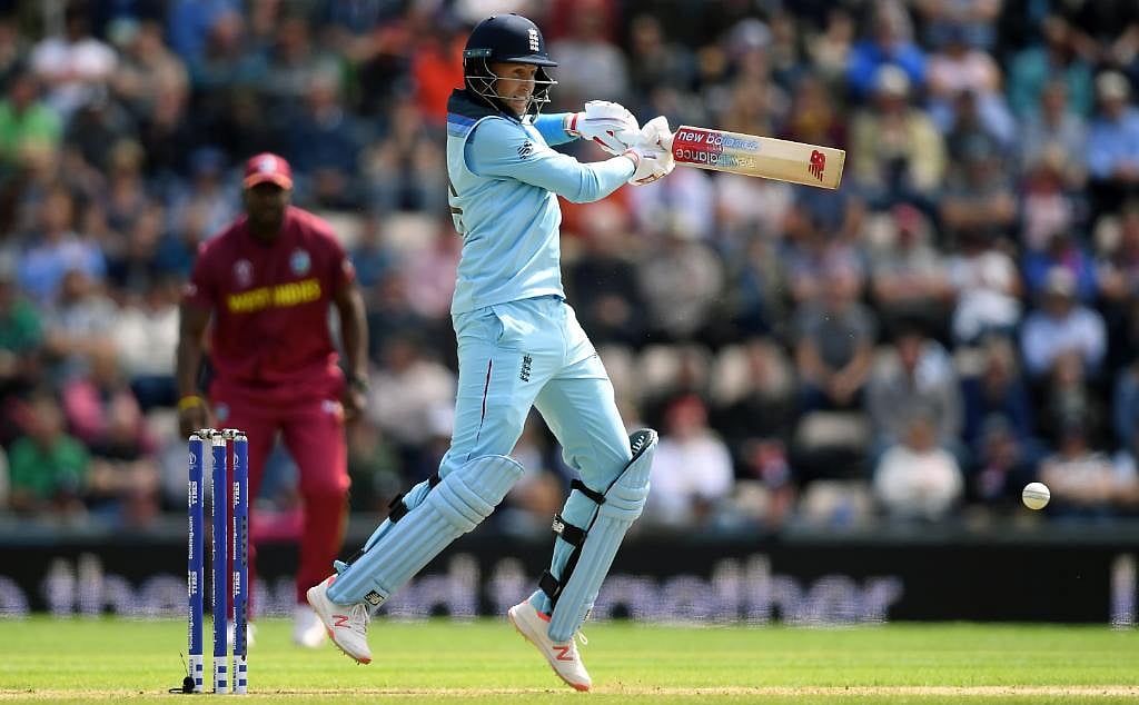England trounces West Indies as Root hits his 2nd WC ton